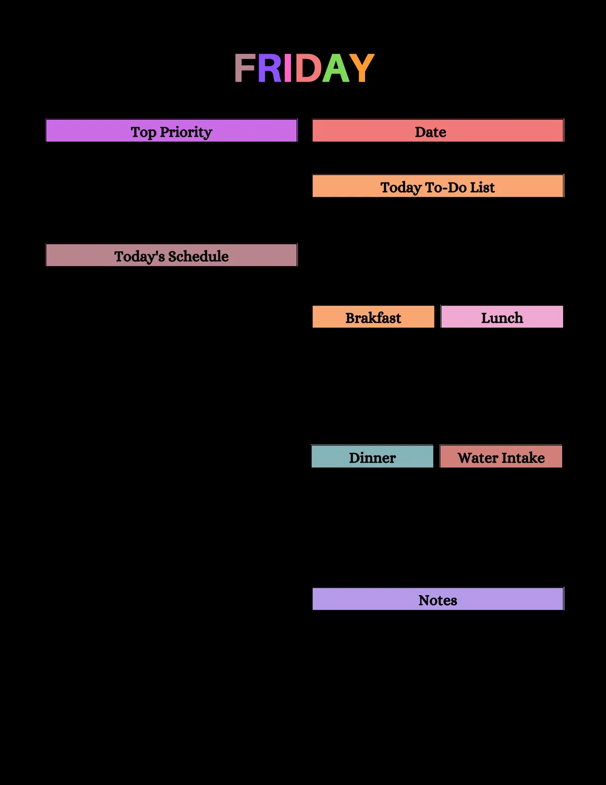 ADHD Planner for Kids