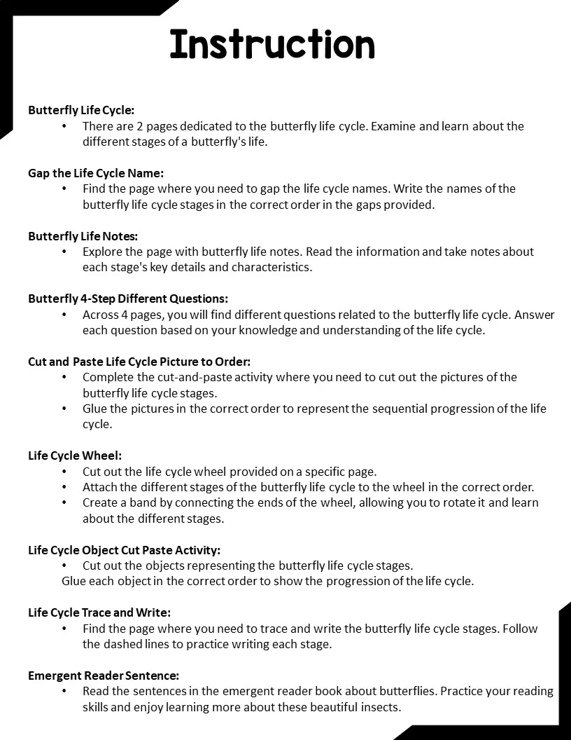 Butterfly Life Cycle