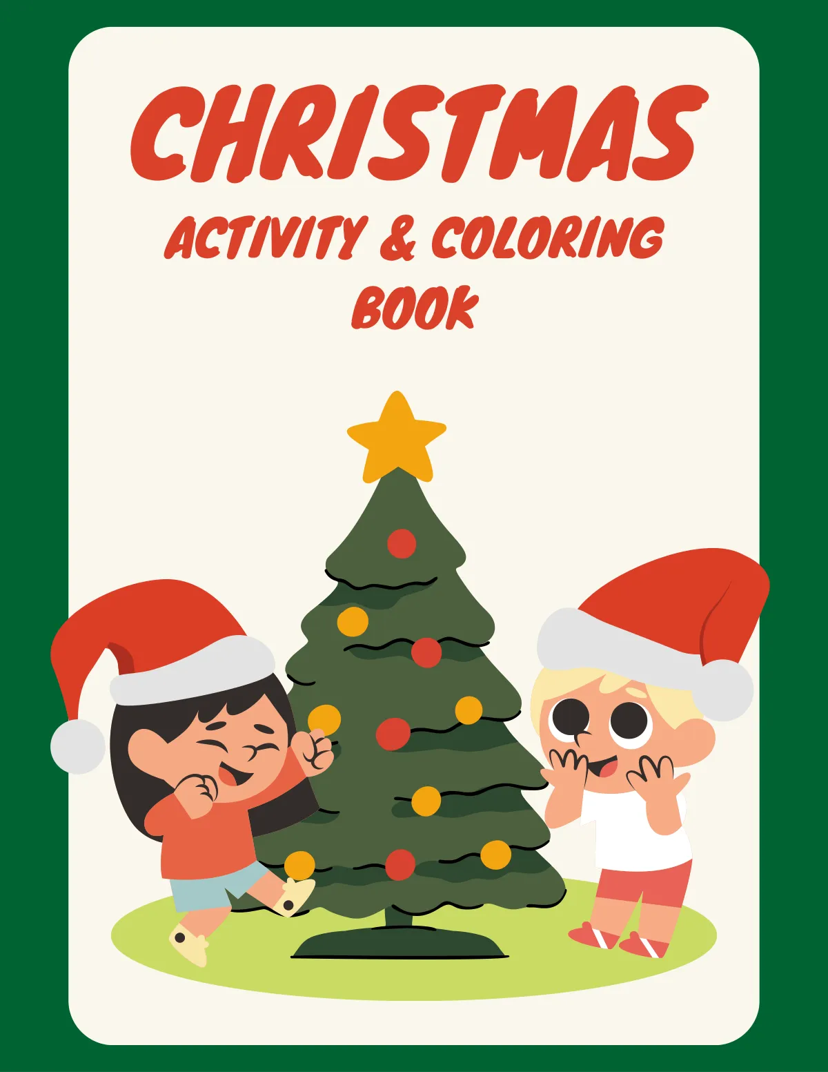 Christmas Activity Coloring Book