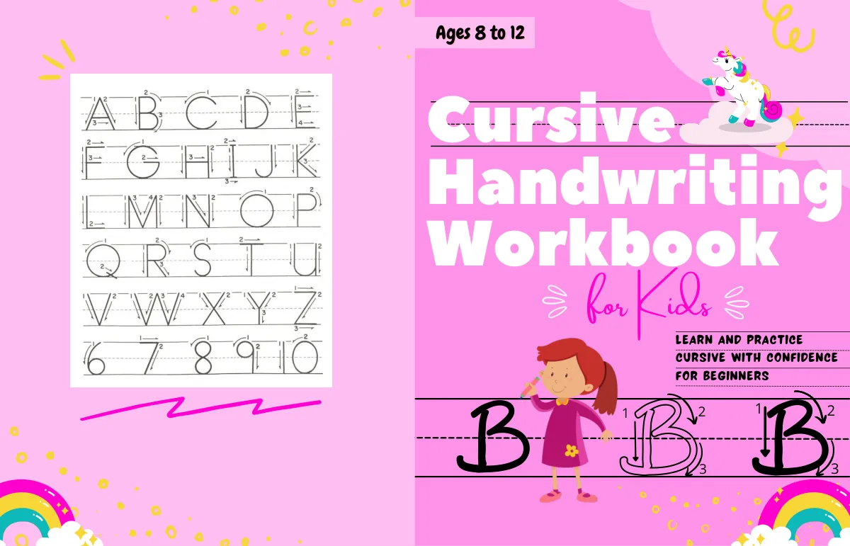 Cursive Handwriting Workbook for Kids