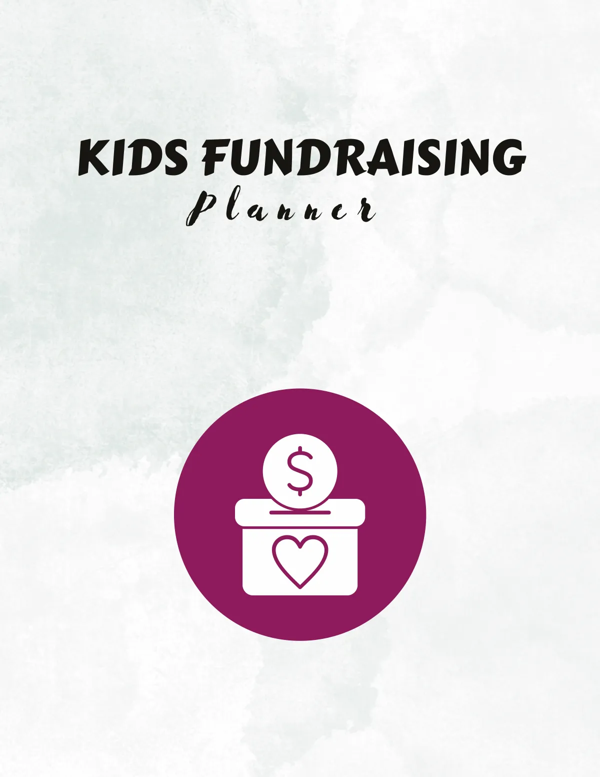 Kids Fundraising Planner