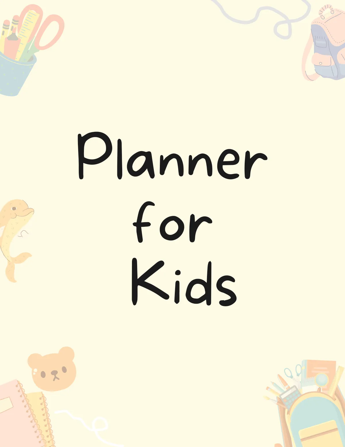 Planner for Kids