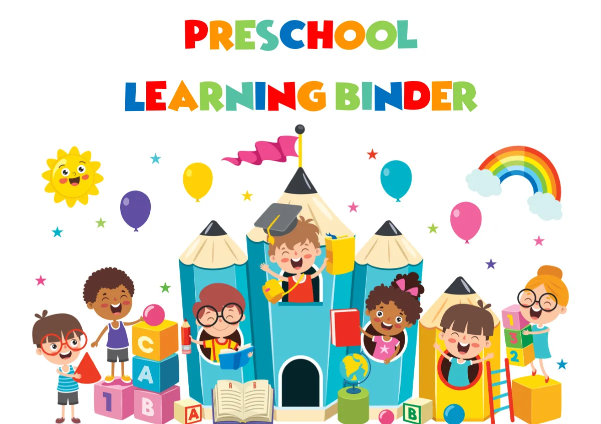 Pre School Learning Binder