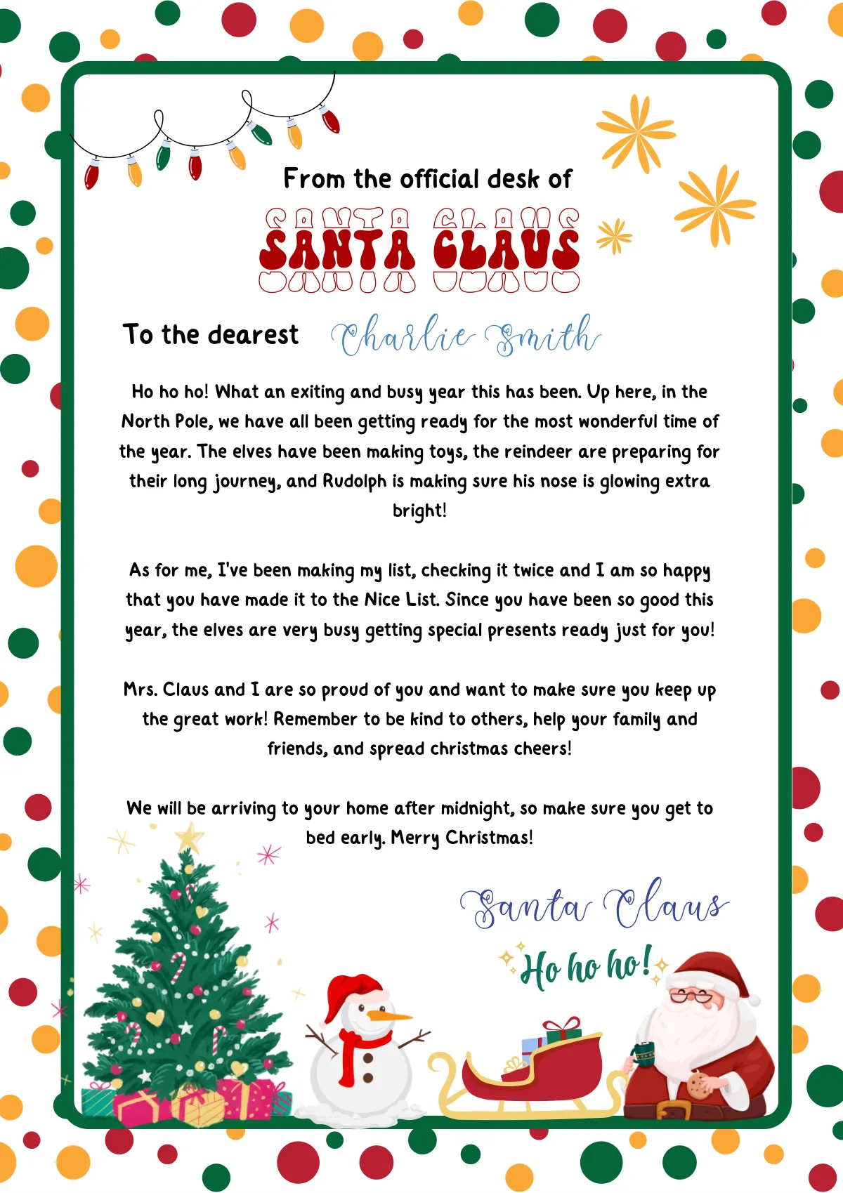 Santa Letter Bundle